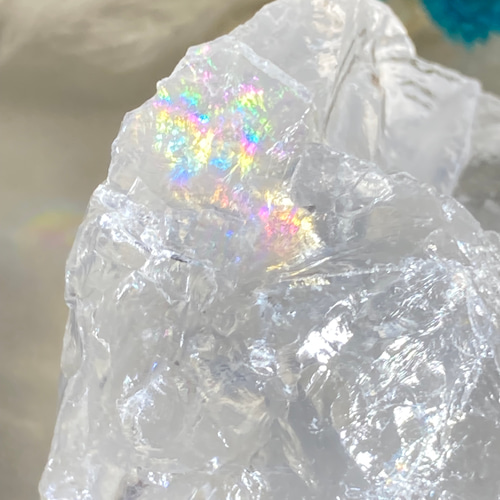 万華鏡✨ レインボー アイスデビル 氷水晶 原石 氷の悪魔 クリスタル
