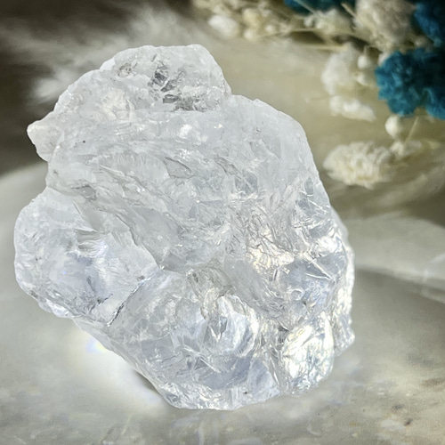 万華鏡✨ レインボー アイスデビル 氷水晶 原石 氷の悪魔 クリスタル