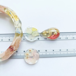 5周記念福袋SALE　〜パステルフラワーアクセサリー3点セット〜　菜の花 紫陽花　桜　クリア　レジン　花　アクリル　雫 10枚目の画像