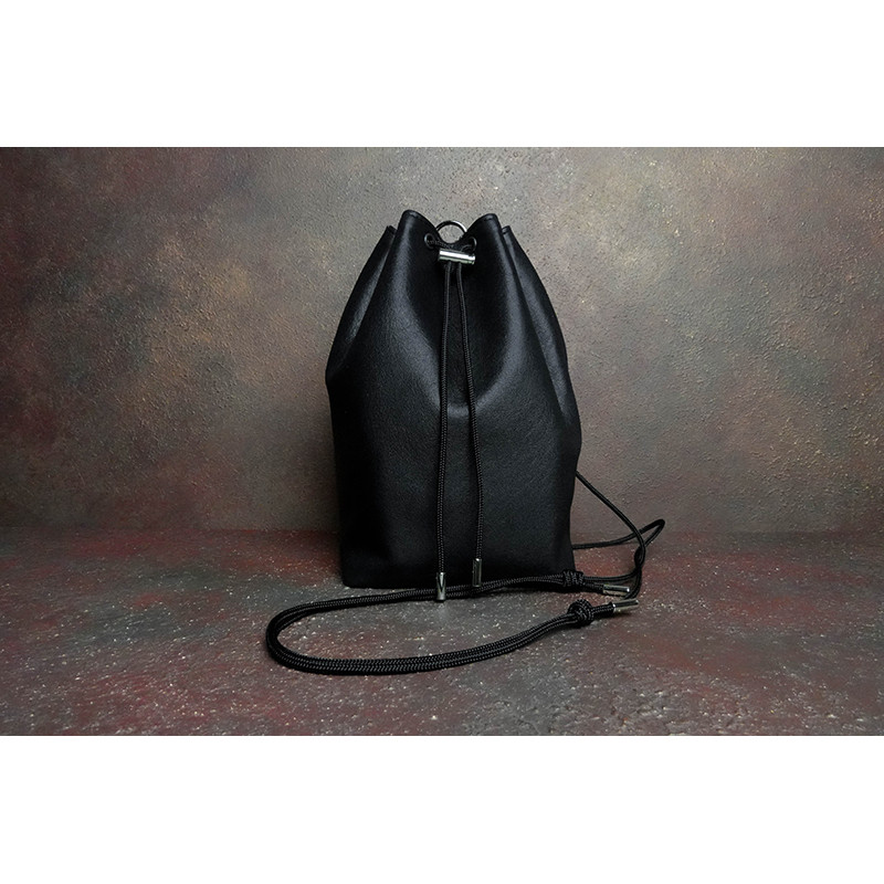 本革製巾着 / 4ポケットレギュラー デザイン ( スモールサイズ )