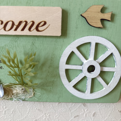 Welcomeプレート　壁掛け 4枚目の画像