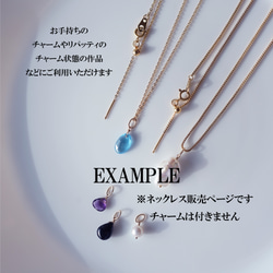 60cmスライド★サージカルステンレスネックレス　～ボックスチェーン/ロープチェーン/あずきチェーン 6枚目の画像