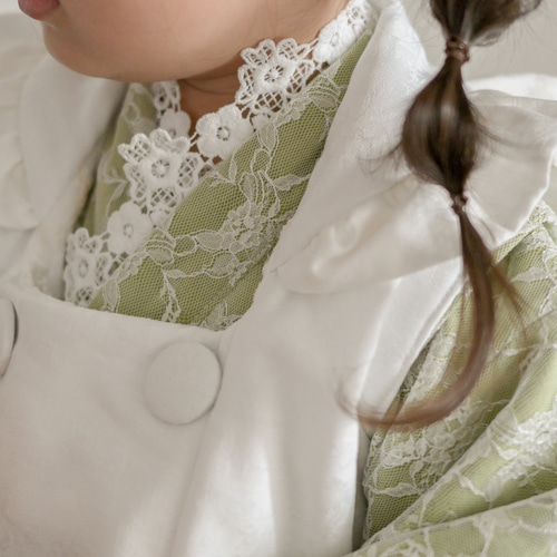 七五三　女の子　３歳　着物　被布　レース　リボン SOUBIEN 七五三 着物 3歳 販売 女の子 三歳 着物セット 被布