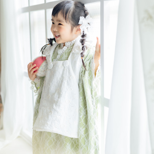 七五三着物レンタル】3歳 リバーシブル被布着物「10泊11日