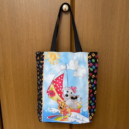 ロラライハリス トートバッグ ドッグドライブ＊B トートバッグ