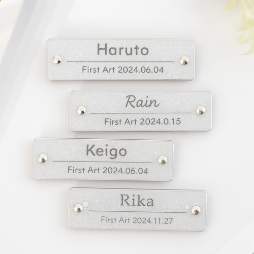 キラキラゴールド木製First Art /ネームプレート/オーダーメイド