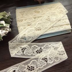フランスアンティークレース　花刺繍レース　ビンテージレース 70726f647563742f32303234303230