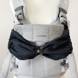 新商品☆抱っこ紐用スリーピングフードカバー☆ベビービョルンHARMONY、ONEKAI、MINIなど☆レース刺繍柄 14枚目の画像