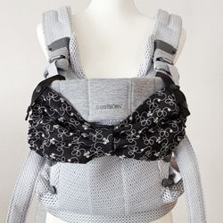 新商品☆抱っこ紐用スリーピングフードカバー☆ベビービョルンHARMONY、ONEKAI、MINIなど☆レース刺繍柄 12枚目の画像