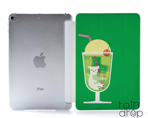 iPad 11インチ (A16) 対応 iPadケース 名入れ かわいい メロン