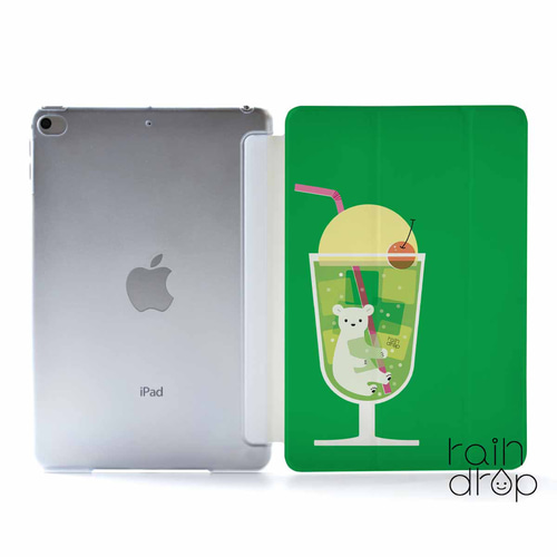 iPad 11インチ (A16) 対応 iPadケース 名入れ かわいい メロン