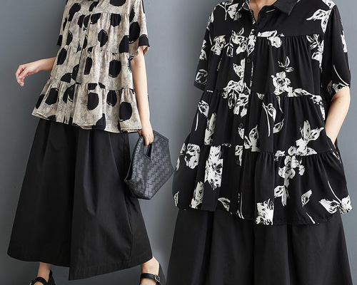 大きいサイズ トップス チュニック レディース 春夏 オク 新品 半袖