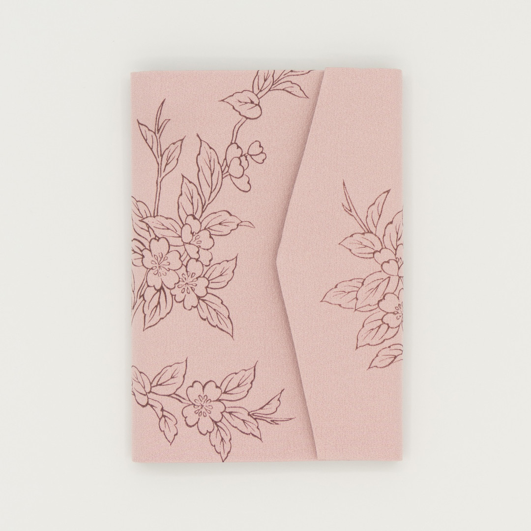 京友禅　お薬手帳ケース『TONE & TONE』　さくら