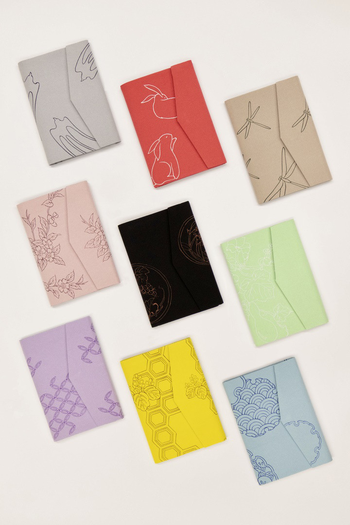 京友禅　お薬手帳ケース『TONE & TONE』　さくら