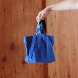 【限量】Kogin刺繡棉麻麵包袋【午餐袋☺︎刺繡】副袋⌘訂製⌘ 第16張的照片