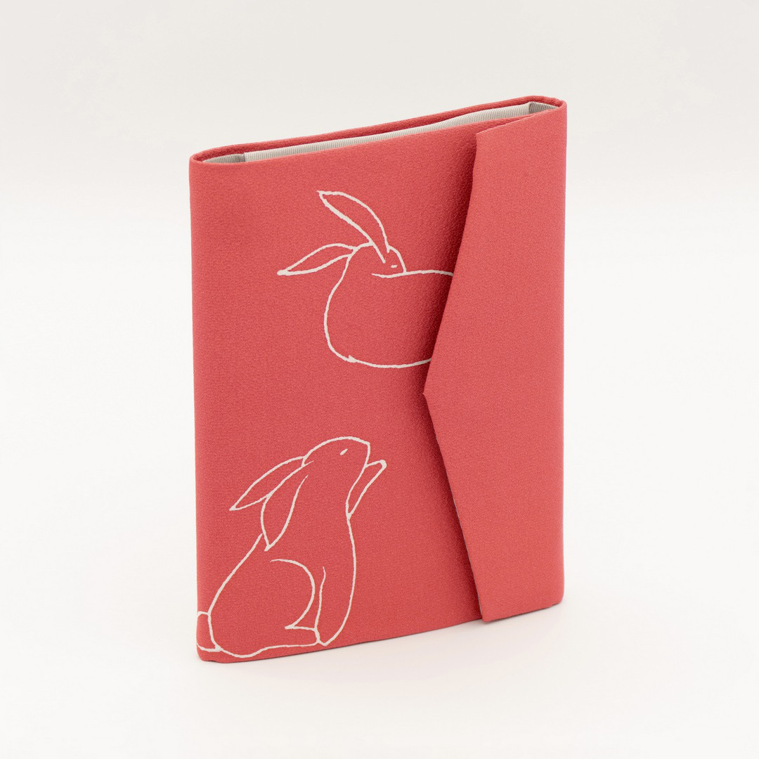 京友禅　お薬手帳ケース『TONE & TONE』　うさぎ