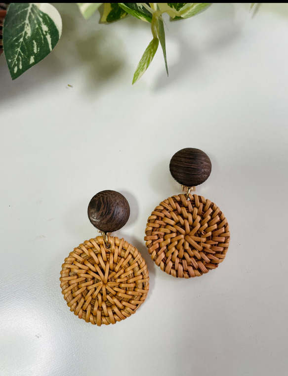 夏のウッド&ラタン❁⃘*.ﾟウッド＆メタル❁⃘*.ﾟ選べる4type 4枚目の画像