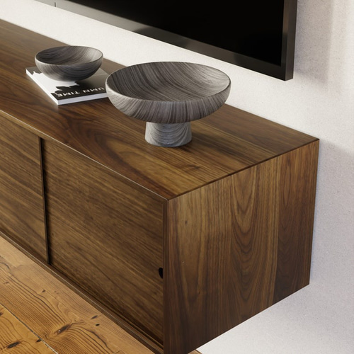 壁面収納 リビング収納 キッチン収納（スライドドア）インテリア収納