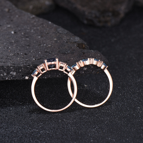 やま様　ご確認用　6月　⭐️特別リング⭐️さざれ石 ship wave 波しぶきのダブレット石 ガーデンクォーツ × ターコイズ