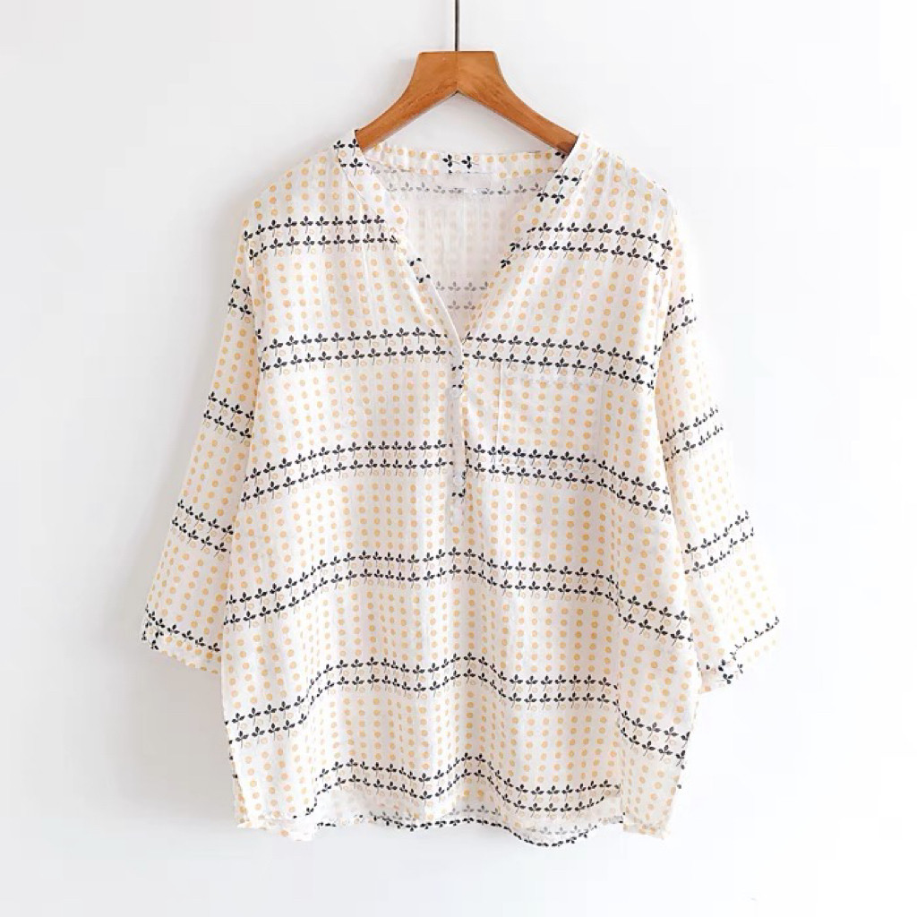 ブラウス / トップス/ シャツ/レディース/ 日常 /夏/綿麻