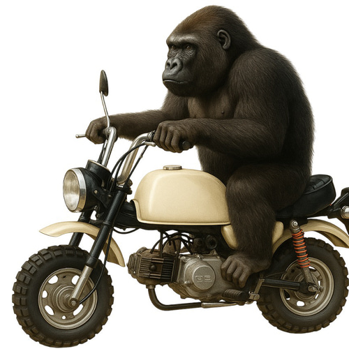 KOTORI GORILLA Tシャツ 動物・生き物 Tシャツ GORILLA ゴリラ イエロー : Tシャツ専門店