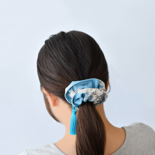 Designシュシュ　スカイブルー　No.621 トワルドジュイシュシュセット スカイブルー シュシュ tassel de sica