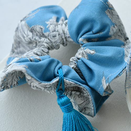 トワルドジュイシュシュセット スカイブルー シュシュ tassel de sica