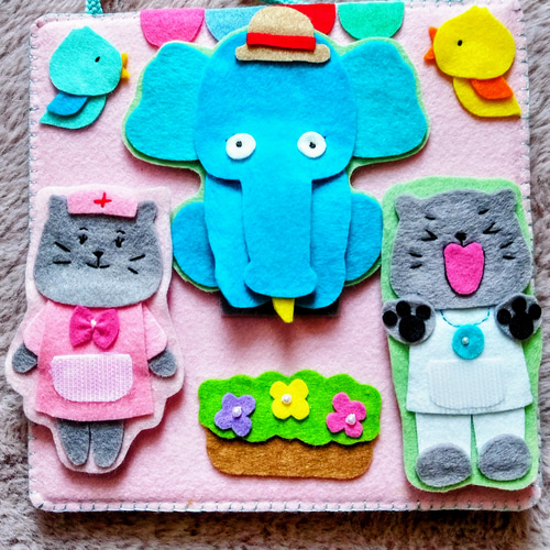 エプロンシアター エプロンシアター オオカミと7匹の子ヤギ 保育 おもちゃ・人形 かれ