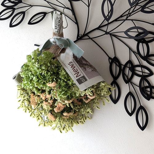 みんな大好き！紫陽花アナベルとスターチスのナチュラルなドライ