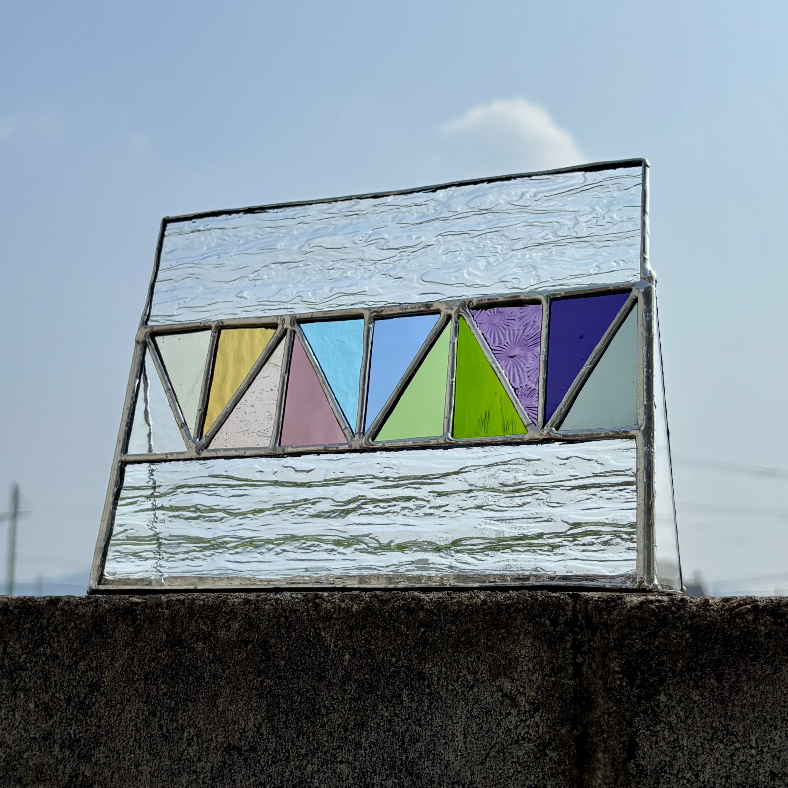 - 色相 - ステンドグラスパネル キラキラ 透明感 シンプル オブジェ