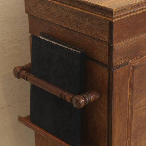 折畳みアンティークカウンター 折りたたみテーブル レジ台