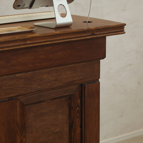 折畳みアンティークカウンター 折りたたみテーブル レジ台