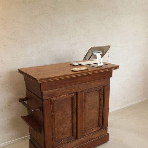 ⭐︎木製折りたたみカウンターテーブル アンティーク ビンテージ ⭐︎木製折りたたみカウンターテーブル アンティーク ビンテージ