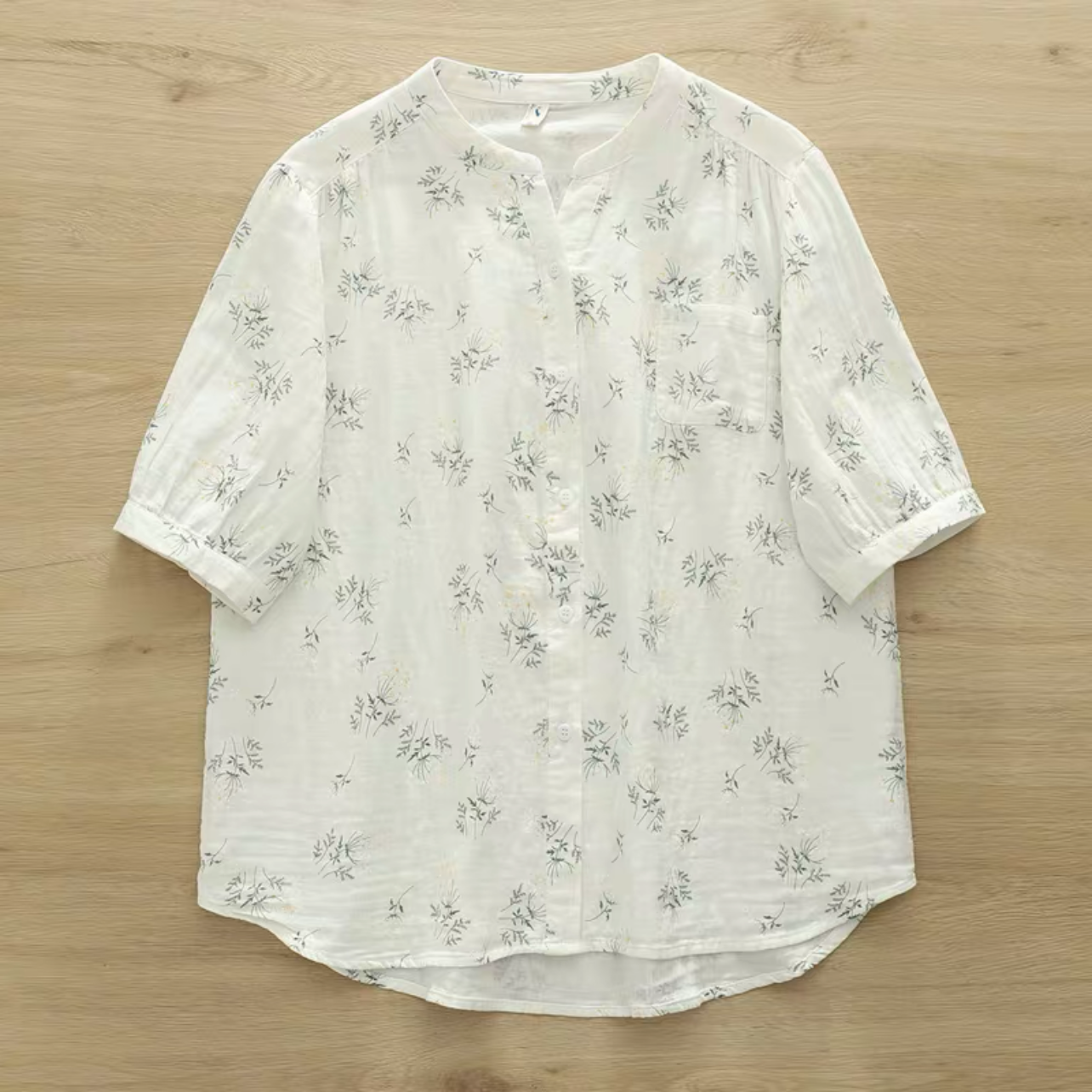 綿麻トップス、綿麻トップス