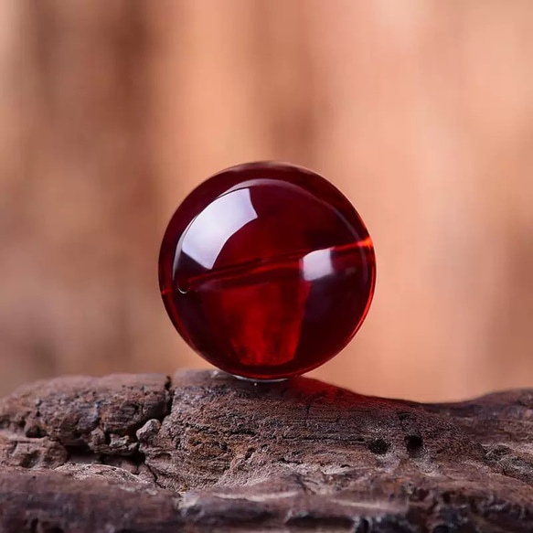 血琥珀（ブラッドアンバー）14mm ラスト12点「3日内発送」期間限定特価