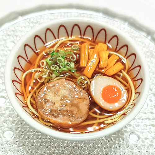 こだわりシリーズ】小さな醤油ラーメンのオブジェ 食品サンプル