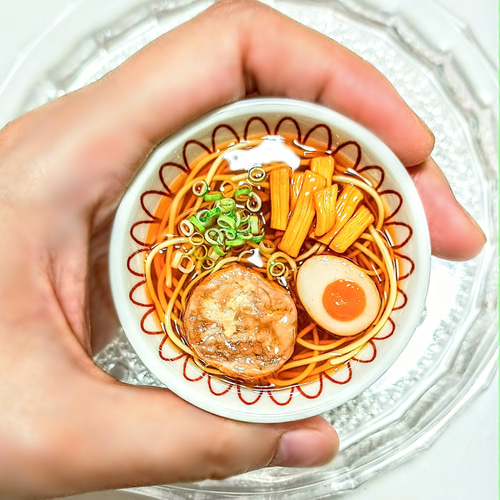 こだわりシリーズ】小さな醤油ラーメンのオブジェ 食品サンプル