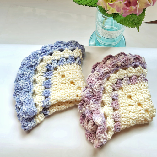 ニッタオル】雨の日が恋しくなる紫陽花のブーケハンカチ【2枚1セット