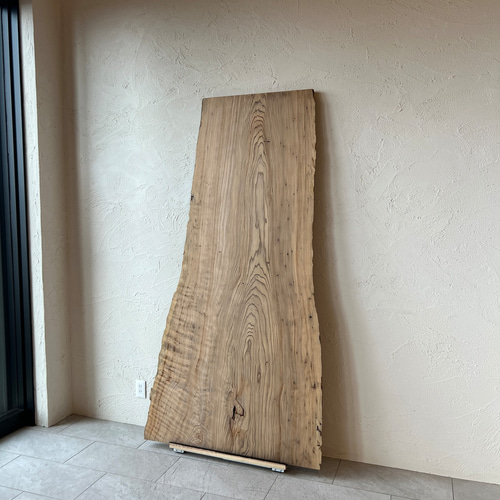 希少材】屋久杉 一枚板 高周波プレス済み 虎杢目 Lサイズ 幅：約2100mm