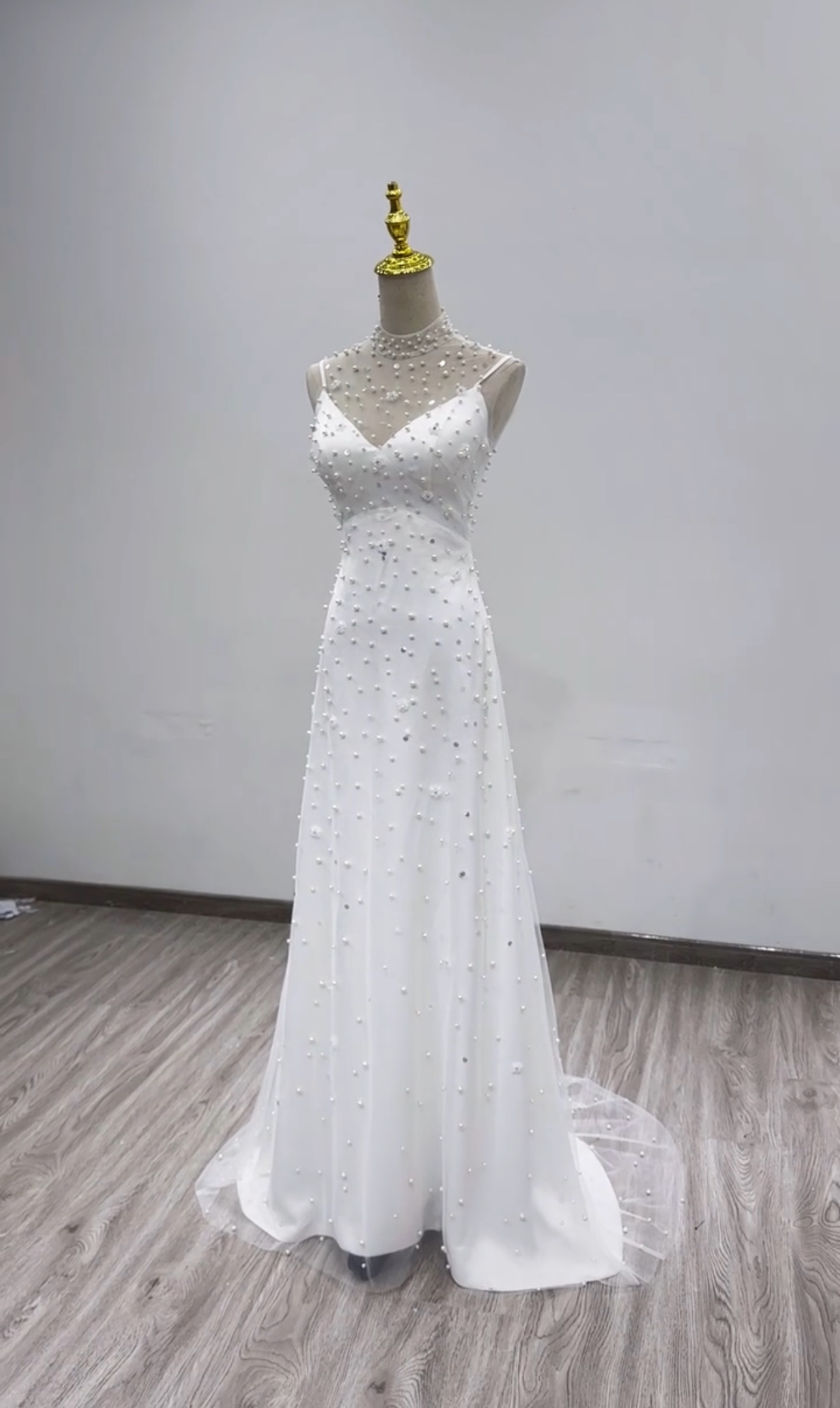 お買い得ショール 白　スレンダーライン　痩せて見える　キャミソール　パーディードレス　ブライダルウエア結婚式2次会披露宴