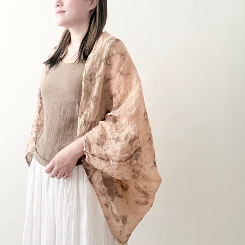 Leurlogette ヴィンテージリネン 羽織り はみ出すためのリネンの羽織り | soulberry