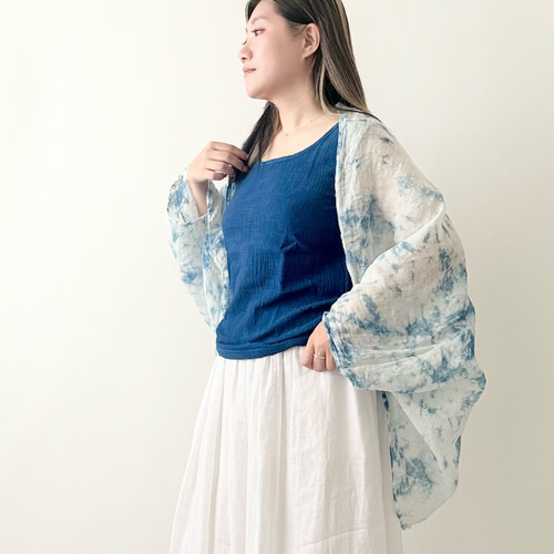 Leurlogette ヴィンテージリネン 羽織り はみ出すためのリネンの羽織り | soulberry