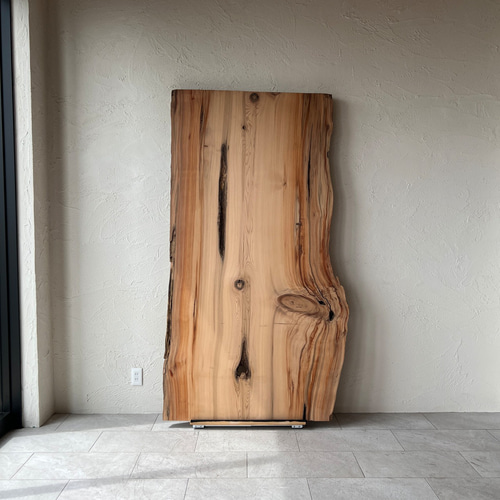 希少材】屋久杉 一枚板 高周波プレス済み 虎杢目 Lサイズ 幅：約2100mm