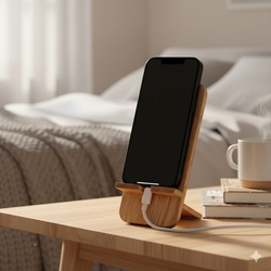 つみきコンポ風スピーカー【Bluetoothスピーカー】 スマホスタンド