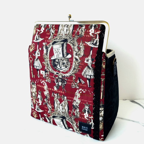 BOX型がま口スクエアショルダー(変形マチtype) AliceCopy ショルダー