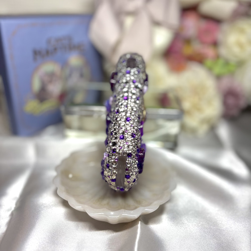 IQOSイルマiケースデコ♡パープル♡ キラキラ✨️パープル デコiQOSイルマiケース アイコスケース