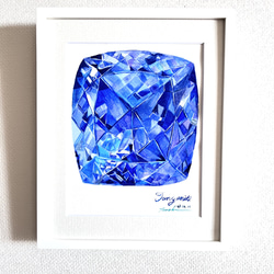 ○女神の宝石　　絵画原画+aquamarine ○女神の宝石 絵画原画+aquamarine