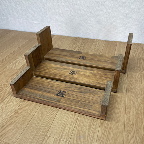 コの字ラック3点セット】刻印サービス/ディスプレイ台/イベント什器