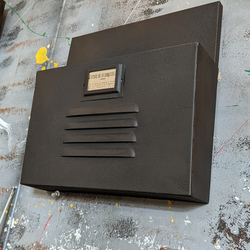 ブラックインテリア ファイルホルダー ガレージ雑貨 書類入れ