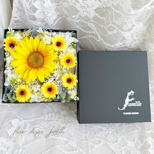 オーダー フラワーボックス 【 Fleur Bijou -フルール ビジュー- 】お花の宝石 ｜ プレゼント インテリア 18枚目の画像